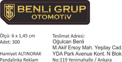 Sobe Reklam Normal Kesimli Damla Etiketler