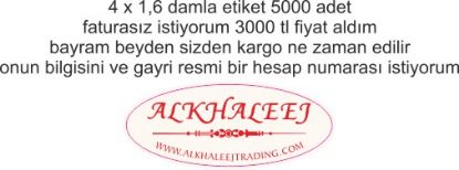 Sobe Reklam Normal Kesimli Damla Etiketler