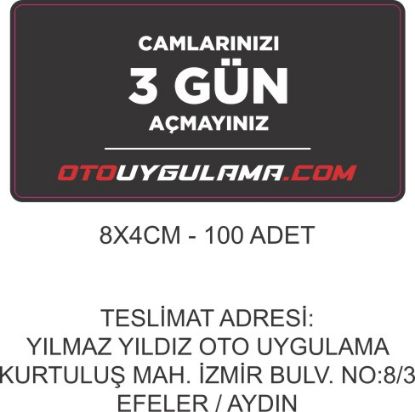 Sobe Reklam Normal Kesimli Damla Etiketler