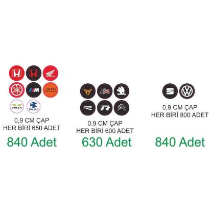 Sobe Reklam Normal Kesimli Damla Etiketler