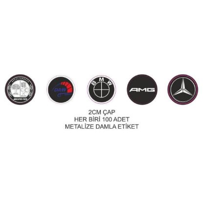Sobe Reklam Normal Kesimli Damla Etiketler