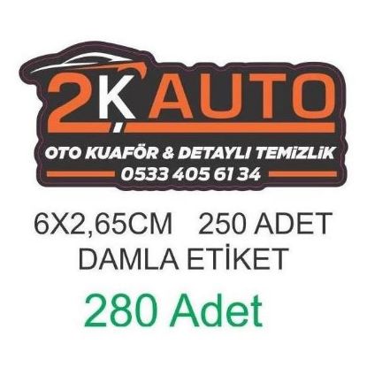 Sobe Reklam Normal Kesimli Damla Etiketler