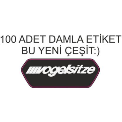 Sobe Reklam Normal Kesimli Damla Etiketler