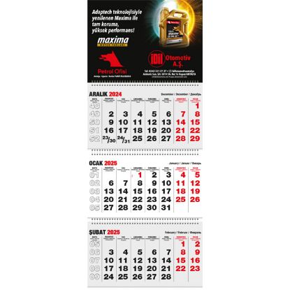 Sobe Reklam 22 Klasik Taslama Gemici Takvim