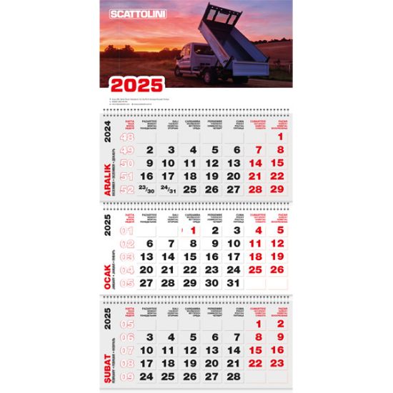 Sobe Reklam 18 Jumbo Taslama Gemici Takvim