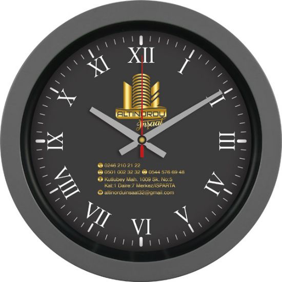 Sobe Reklam V30-346-FM Plastik Duvar Saati