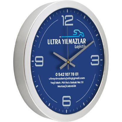 Sobe Reklam V30-575-G Metalize Duvar Saati