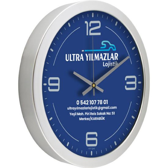 Sobe Reklam V30-575-G Metalize Duvar Saati