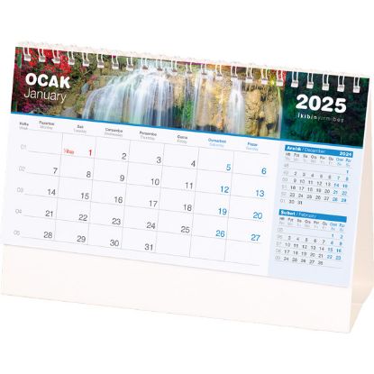 Sobe Reklam AMT-04-TB Şelale Masa Takvimi